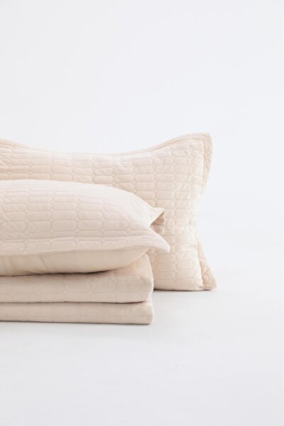 FAVORA Alvin double bedspread set - cream