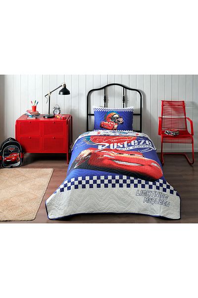 Özdilek Cuvertură de pat pentru copii cu licență Disney Cars Cyber ​​- 160x230 Cm