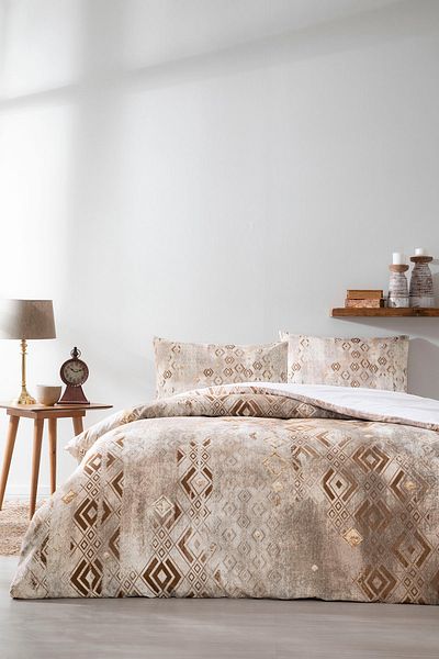 Özdilek Комплект завивки Castanho Double Soft Life Satin