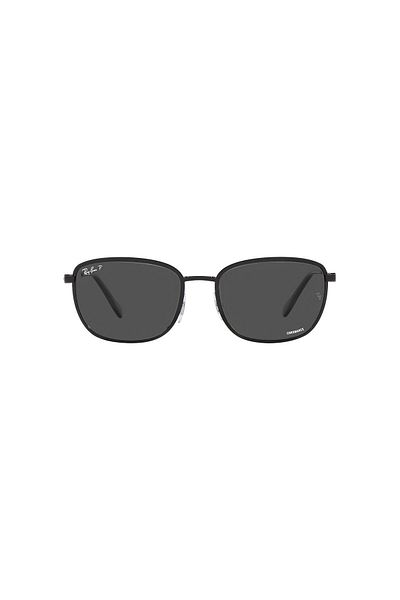 Ray-Ban Ray Ban Unisex Square Sunglasses- Rb 3705 - Lense Size:57mm - Black