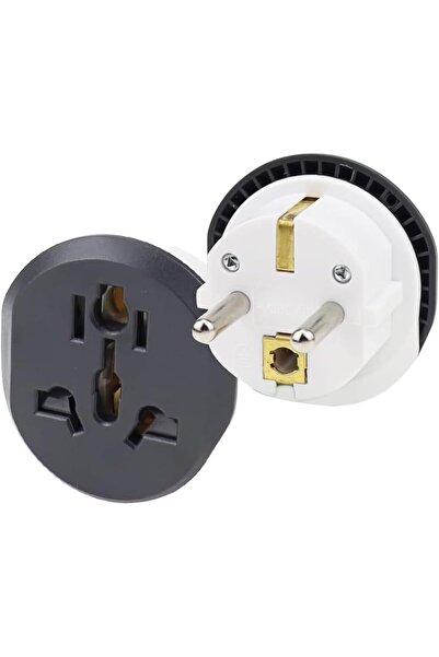 STOREMAX krorn Evrensel Uluslararası Priz Fiş Adaptör Çevirici 16A 250V Seyah...