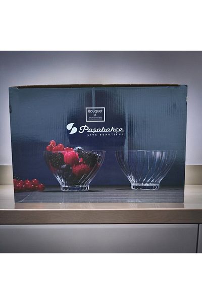 Paşabahçe 530226 Pasabahce Bouquet Bowl - 290 Cc, Set of 6