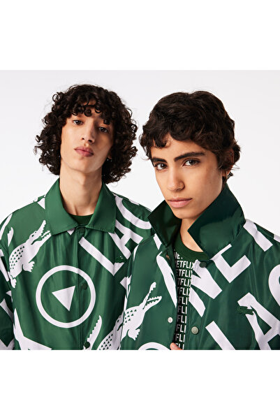 Lacoste Netflix Unisex Yeşil Ceket
