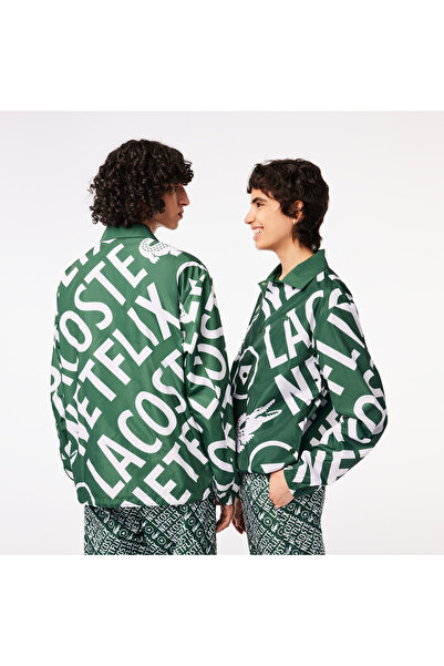 Lacoste Netflix Unisex Yeşil Ceket