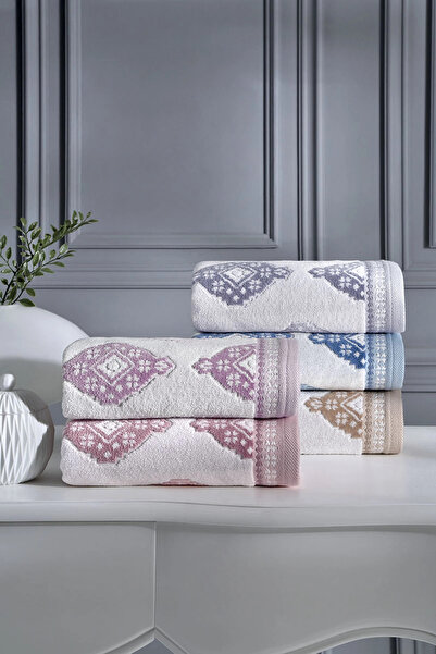 Özdilek Prosop de mână și față din catifea Bouche 50x90 Cm