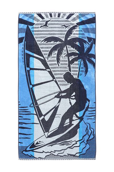 Özdilek Πετσέτα θαλάσσης Cannes Wind Surf Velvet 86x162 εκ