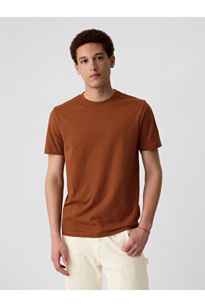 GAP Erkek Kahverengi Everyday Soft T-Shirt