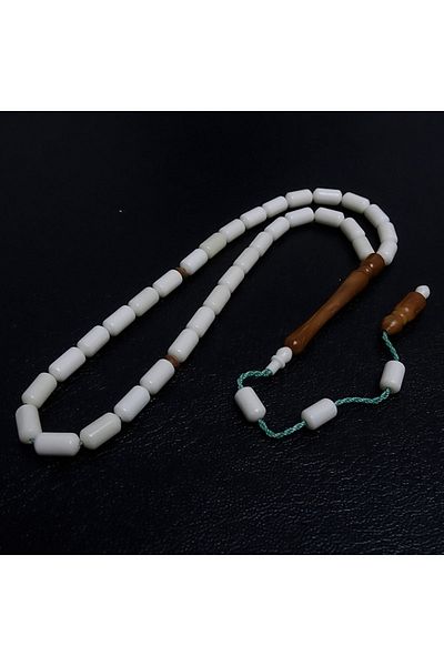 Tesbih Ruyasi مقاس صغير - مسبحة صلاة على شكل عظمة الجمل من Kuka Imameli، قطع كبسولة