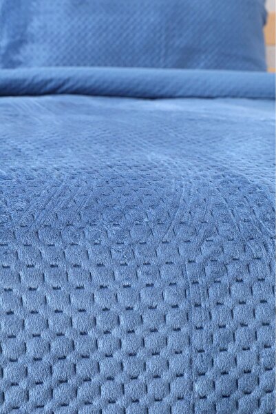 FAVORA Lidia Double Bedspread Set - Petrol