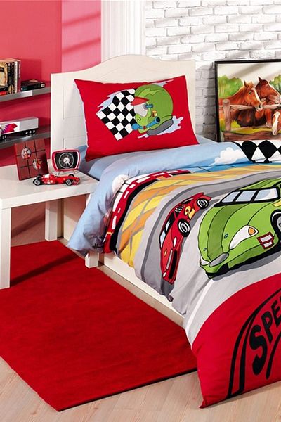 Kristal Speedway Ranforce - Single Duvet Cover Set