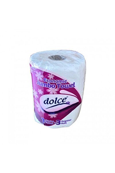 Dolce Dev Kağıt Havlu 270 Yaprak Çift Katlı Desenli Büyük Boy 21,5 Cm X 12,5cm