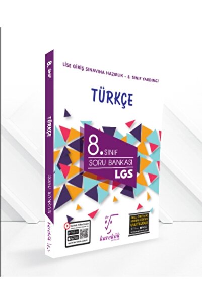 Karekök Yayınları 2025-2026 Yeni Müf. 8.Sınıf LGS Türkçe Soru Bankası