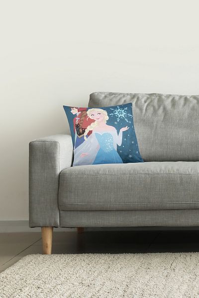 Özdilek Perna Decorativa Frozen Smile Licențiată Disney - 40x40 Cm