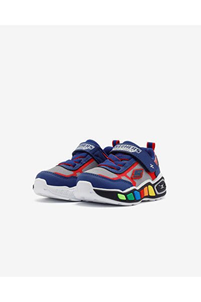 SKECHERS Play Scene - Storm Brights Küçük Erkek Çocuk Lacivert Spor Ayakkabı 407606N Nvrd