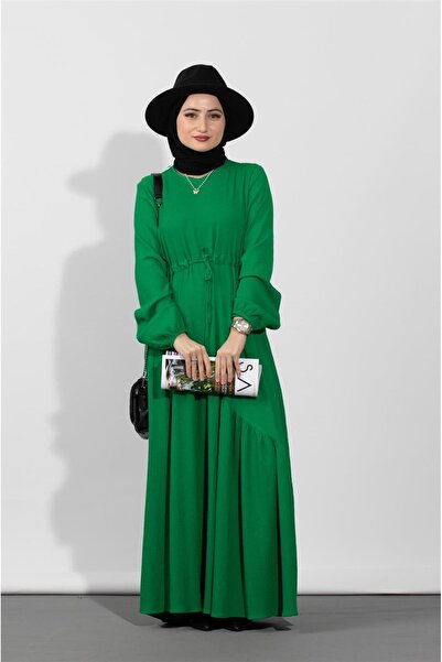 Sevitli Φόρεμα με τούνελ μέσης-benetton Green