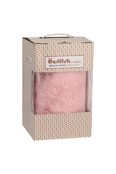 Özdilek 100x120 Cm Boxed Embos Baby Blanket