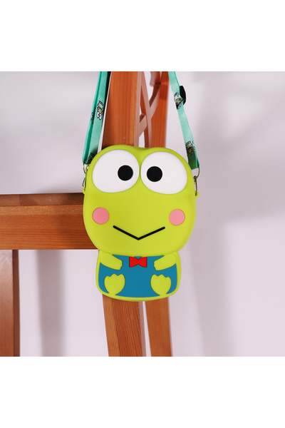 Ogi Mogi Toys Silikon Grune Frosch Umhängetasche