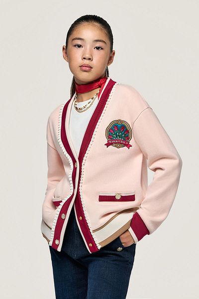 SWATSKY Bg Store Girl's Pink Cardigan