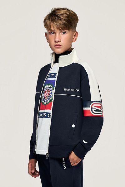 SWATSKY Тъмносиньо яке за момче от Bg Store