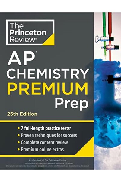 Pandora Kitabevi Princeton Review AP Chemistry Premium Prep, 2024