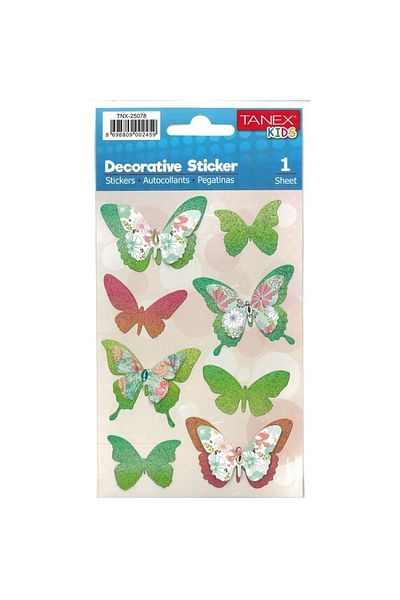 Tanex Butterfly Series Tnx-25078 Decorative Labels - 1 Piece