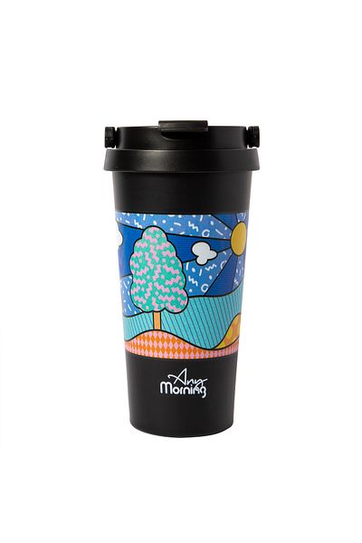 Any Morning Thermo mug with handle and lid, 500 ml