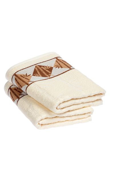 Özdilek Osaka 2 Pack Πετσέτα 50x90 Κρέμα (ET)