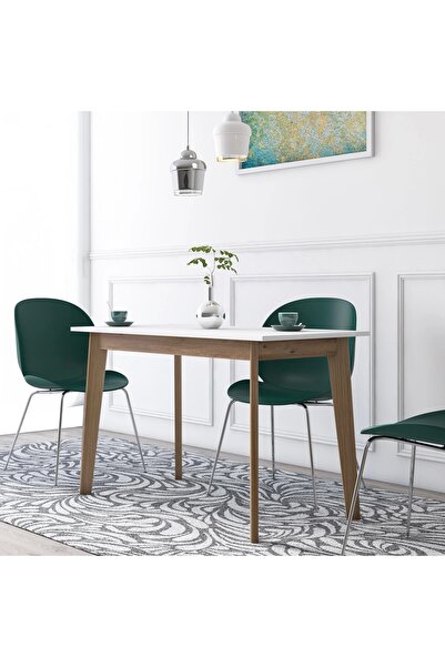 Ruum Store By Doğtaş Doco Çalışma Masası Mutfak Masası Meşe Opak Beyaz