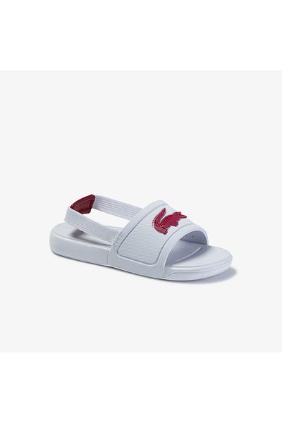 Kids lacoste flip flops online