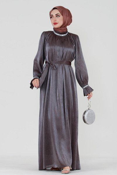 Sevitli Rochie de seara Silvery Stone Rochie-maro