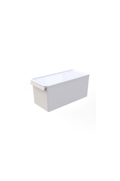 Prima Nova Bathroom Kitchen Organizer with Lid White 165*355*160 mm