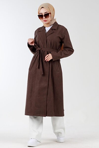 Sevitli Καφέ Stamp Cap - Δέσιμο στη μέση