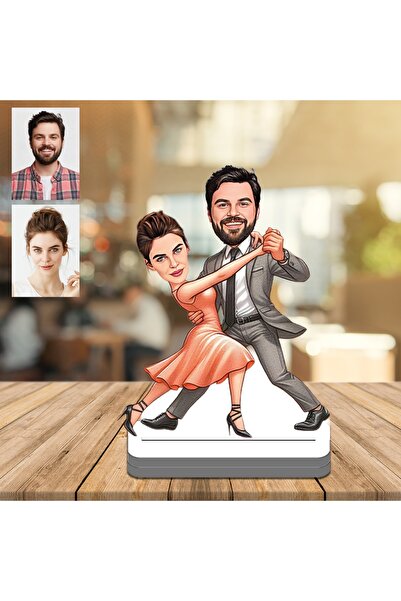 wonderlike Dans Eden 3D Ahşap Biblo,Sevgiliye Hediye,Doğum Günü Hediyesi