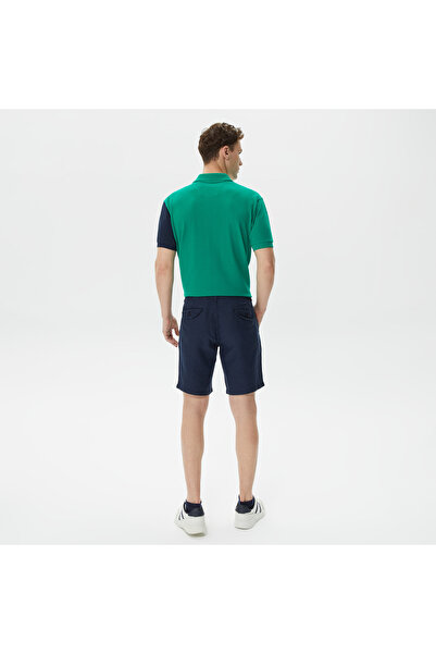 Nautica Erkek Lacivert Keten Bermuda