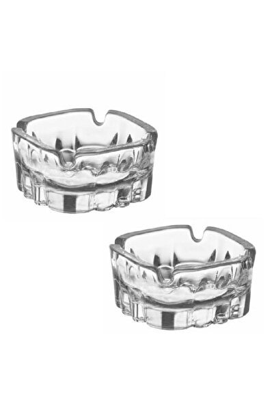 LAV Γυάλινο Τασάκι Στάχτης Karina - Σετ 2 Μεγάλων Τασακιών Στάχτης