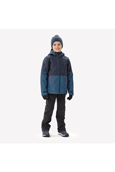 Decathlon Quechua Çocuk Outdoor 3'ü 1 Arada Mont - 7/15 Yaş - Mavi - MH500