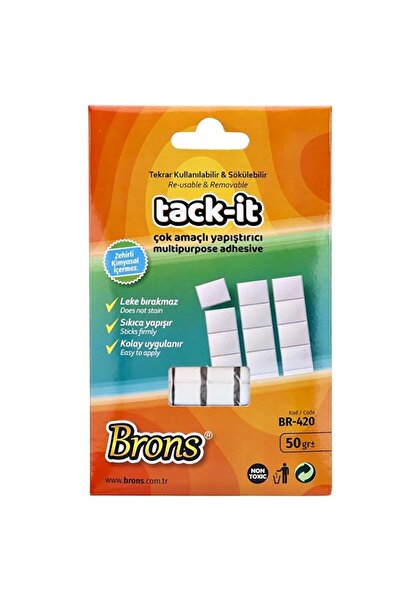 Faber Castell BRONS BR-420 TACK-IT HAMUR YAPIŞTIRICI 50gr