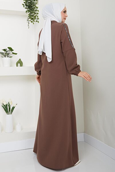 hafsamina Tan Sports Ferace - Striped, HM2483