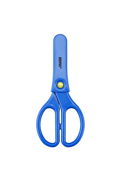 Brons Br-702 Student Plastic Scissors - With Protection Case
