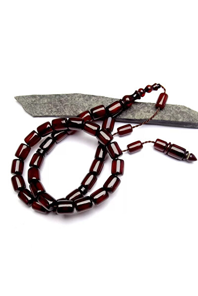 Tesbih Ruyasi Kesme Model Sürmeli Kehribar Tesbih