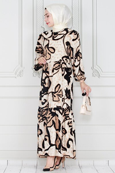 Sevitli Φόρεμα Lilyum Viscon - Ζώνη, Βιζόν