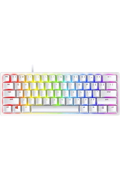 RAZER لوحة مفاتيح هنتسمان ميني للألعاب بنسبة 60% (مفاتيح بنفسجية): الأسرع است...