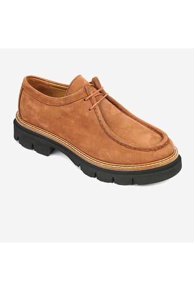 Greyder Women's Cinnamon Nubuck Genuine Leather Oxford Shoes 4K2Ua72131