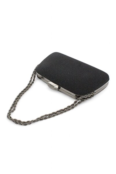 Chantaky 064 760 Siyah Palsim Abiye Çanta Gece Çantası Clutch