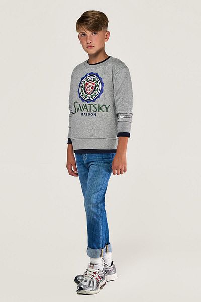 SWATSKY Φούτερ BG Store Boy's Grey Melange