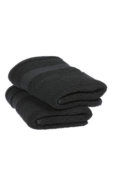 Özdilek Trendy 2-Piece Towel 50x90 Black (meat)