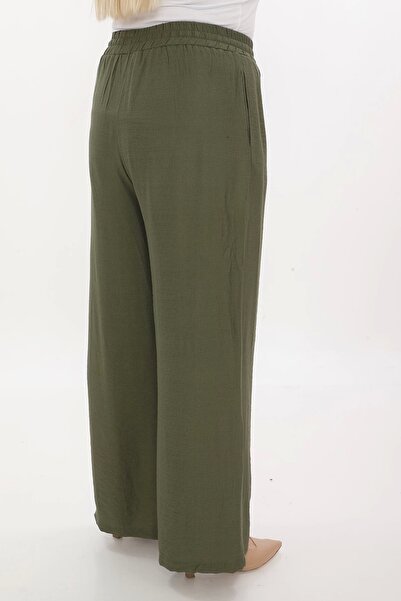 Lady Majestic Viscose Large Size Pantalon