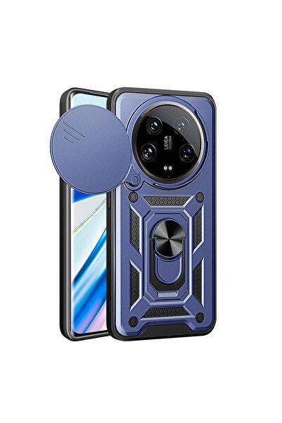 Ehlttiba حافظة متوافقة مع هاتف Xiaomi Mi 14 Ultra مع غطاء Vega منزلق مع حامل ...