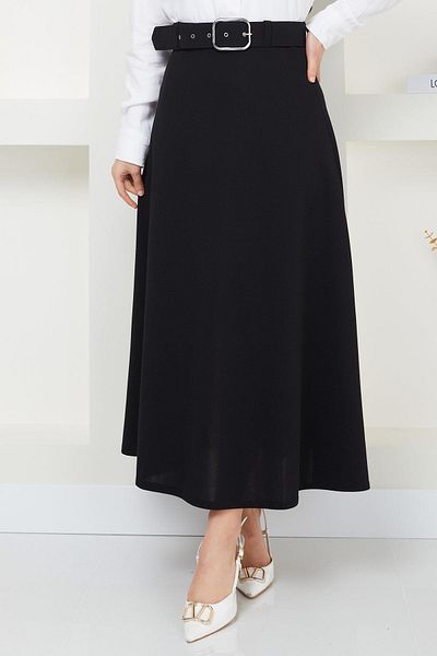hafsamina Ζώνη Mevlana Φούστα Μαύρη HM2370