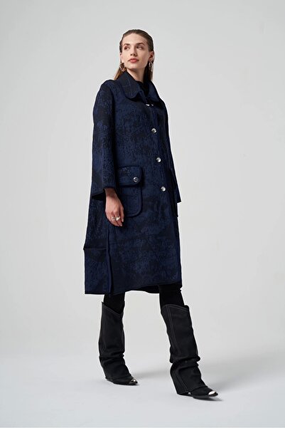 MissWhence Triko Kaban LACİVERT 36416